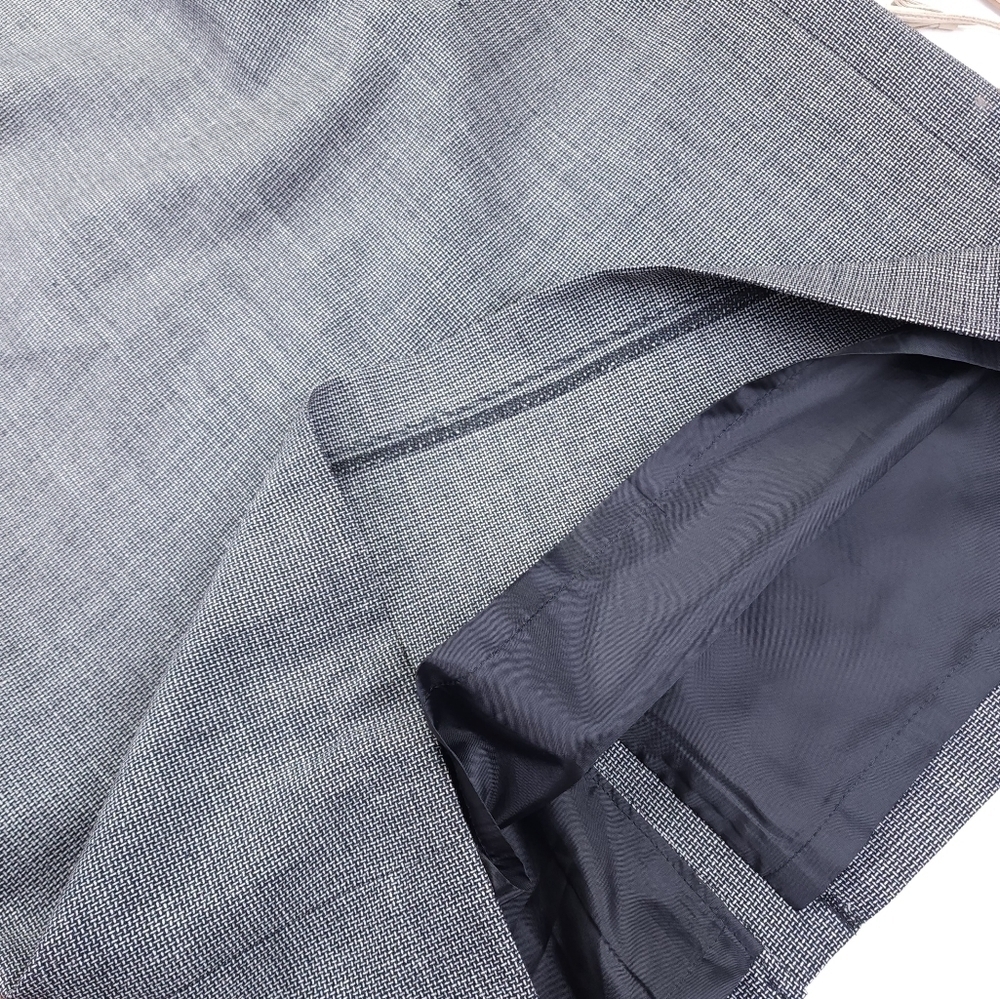 Harve Benard Sport Gray Wool Skirt Sz 8 - Picture 8 of 8